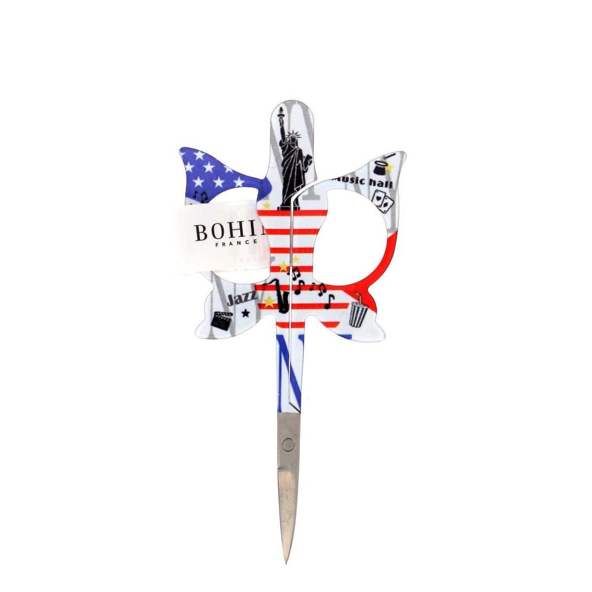 Bohin Coupe ciseaux fantaisie Paris New York 9 cm acier