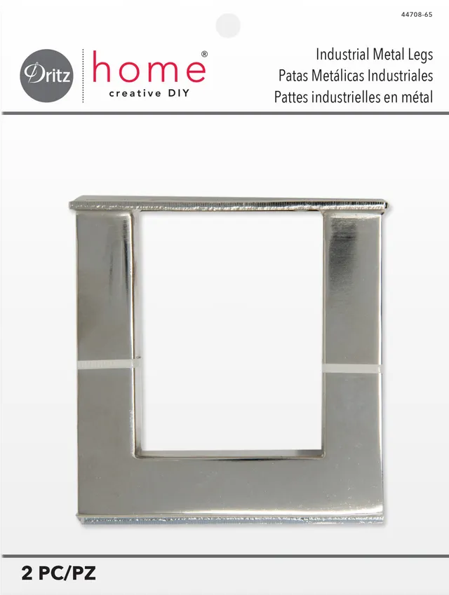 Dritz Home Décor 44708-65 pieds meuble métal nickel 2 pc