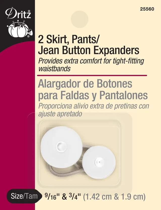 Dritz boutons extenseurs taille 14 et 19 mm x2