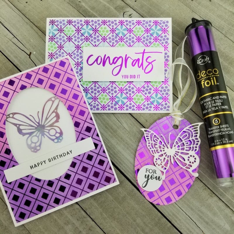 Deco Foil Toner Card Fronts Off The Grid cartes A2 8 feuilles