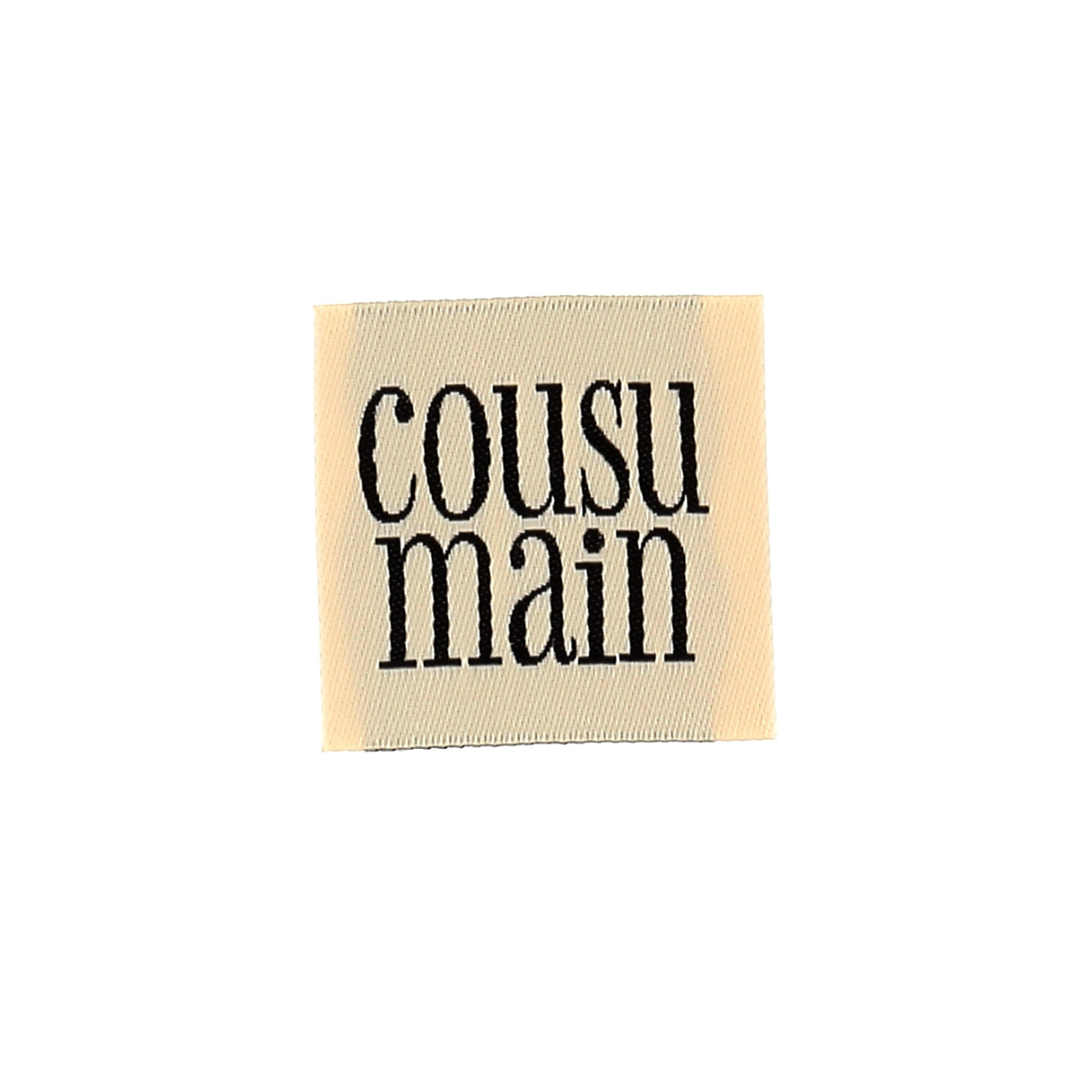 Bohin Étiquette Cousu main 3,5 cm tissée Oeko-Tex