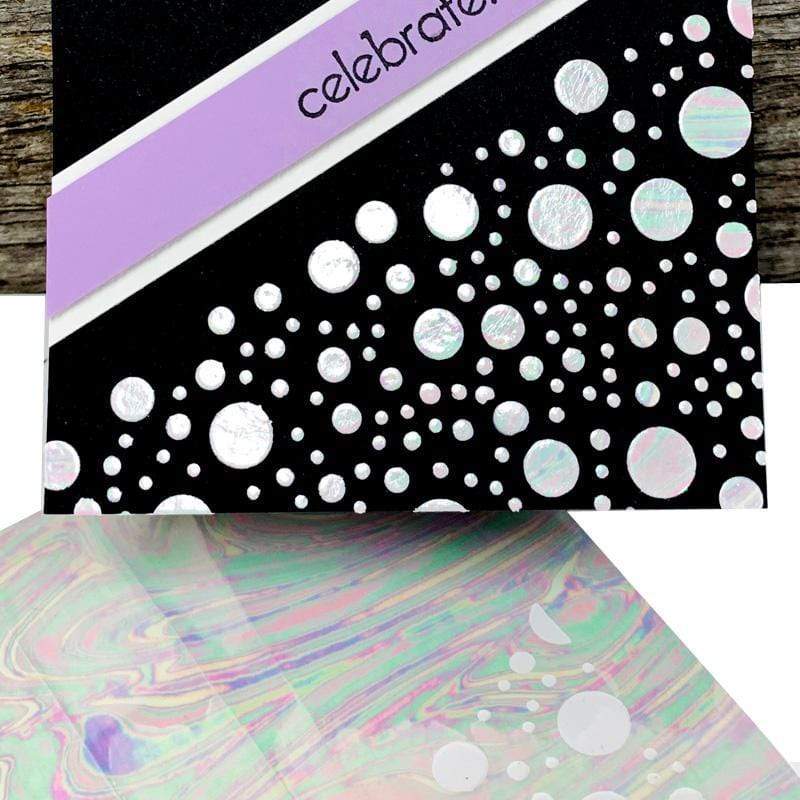 HeatnBond Deco Foil Opal feuille transfert 5 feuilles irisé
