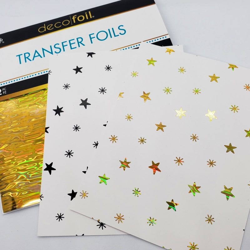 HeatnBond Deco Foil feuille transfert Firelight 15x15 cm x12