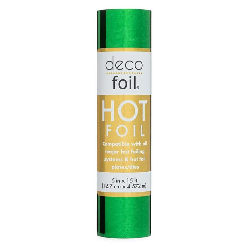 HeatnBond Deco Foil HOT Lucky Green rouleau foil à chaud 12,7 cm x 4,57 m