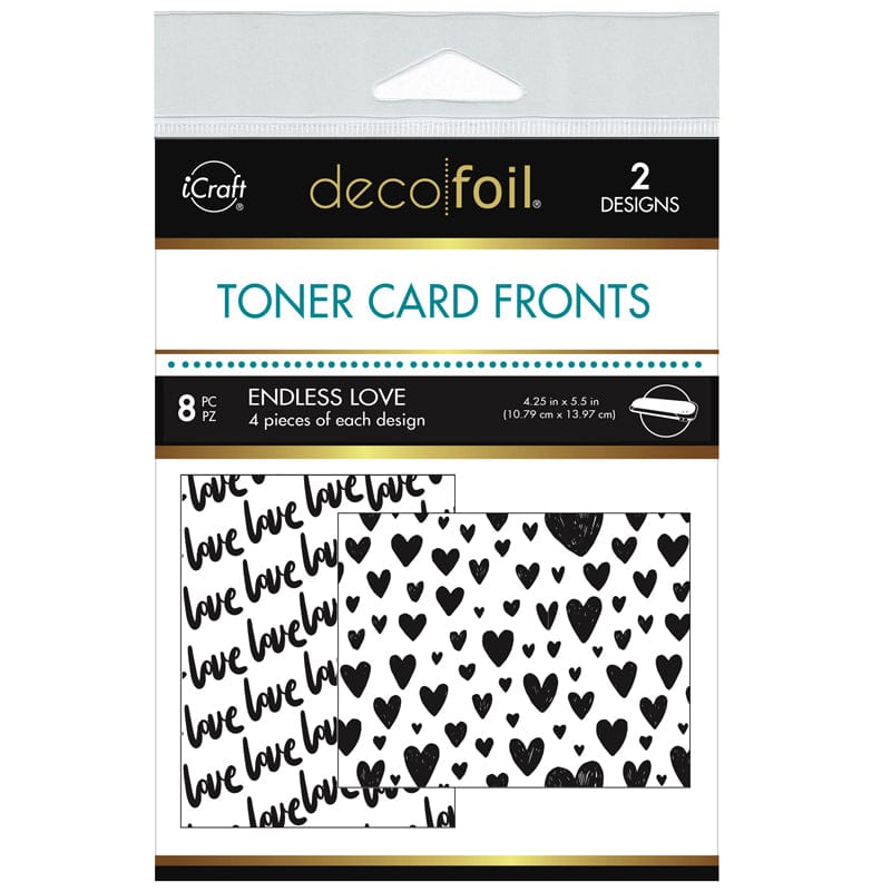 HeatnBond Deco Foil Endless Love feuilles toner A2 8 feuilles dentelle