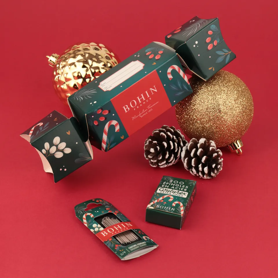 Bohin Cartes cadeaux cracker de Noël aiguilles 3/9