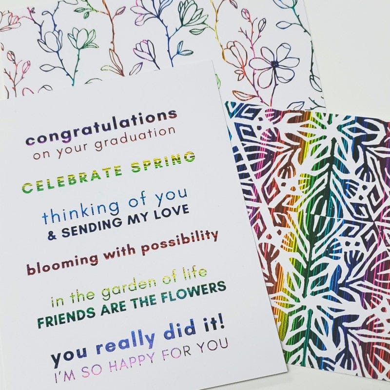 HeatnBond Deco Foil Prismatic Rainbow feuille foil 12 pièces