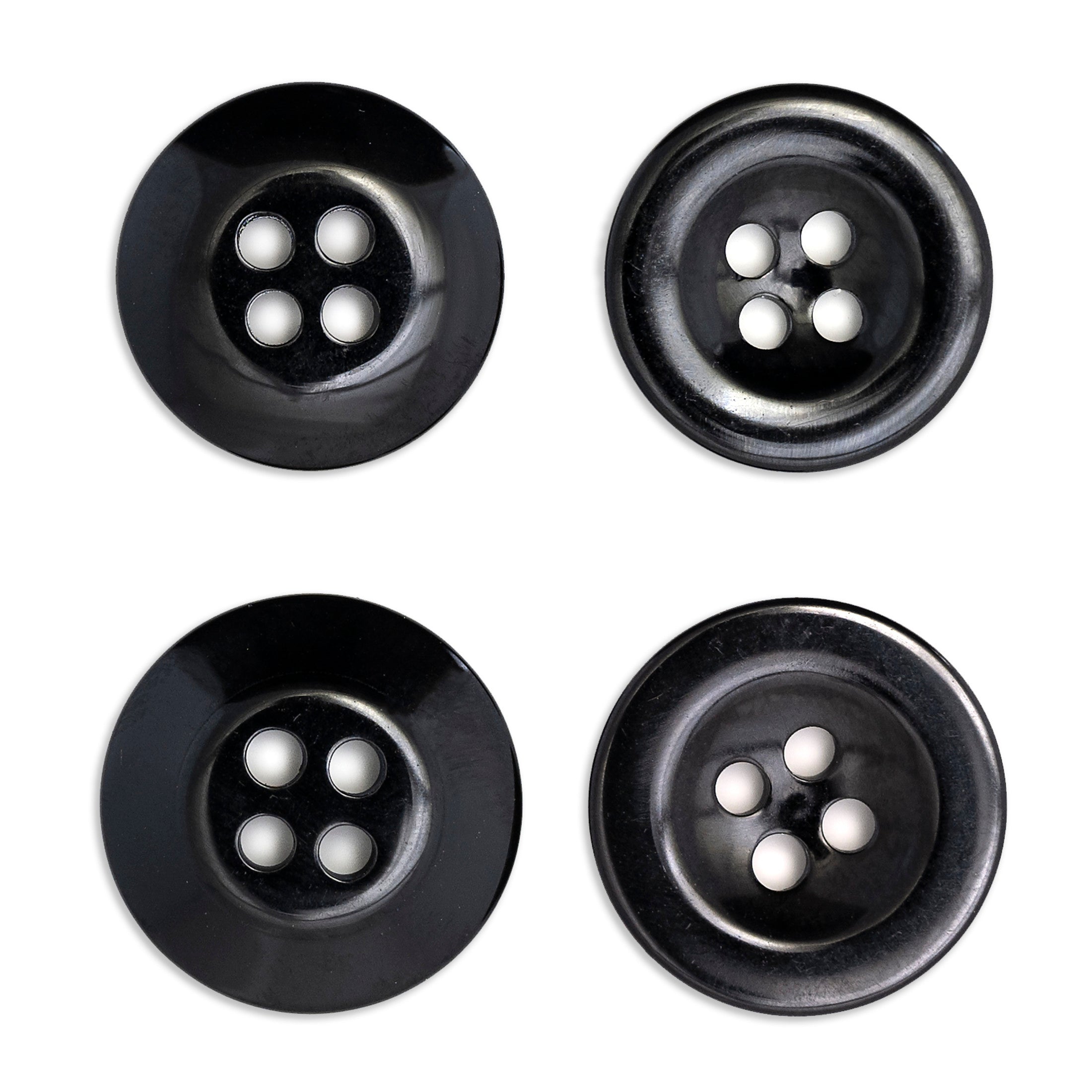 Dritz 25568 boutons taille noirs 15 et 17 mm 10 pcs