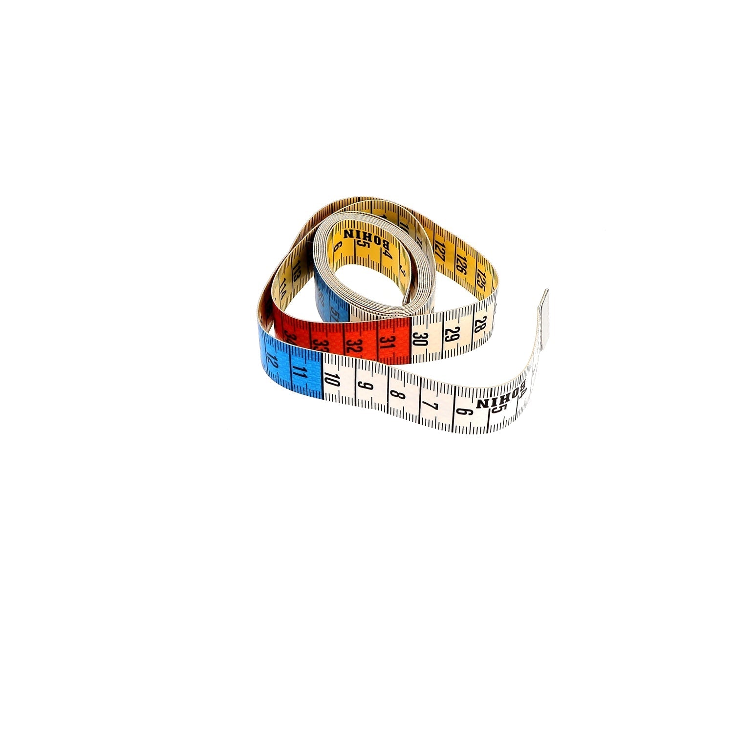 Bohin mètre ruban couture tricolore 150 cm polyfibre