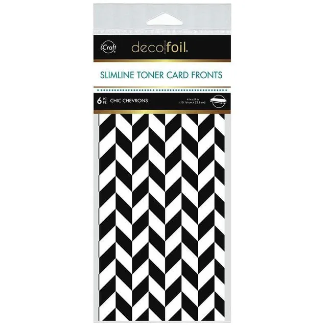 Deco Foil 5585 Chic Chevrons feuille toner slimline x6