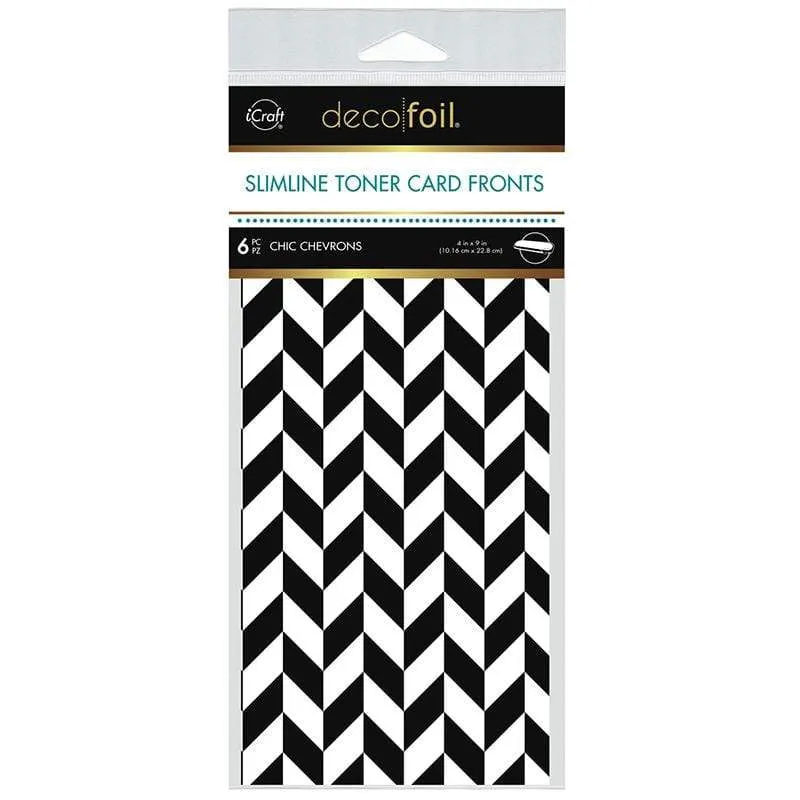 Deco Foil 5585 Chic Chevrons feuille toner slimline x6