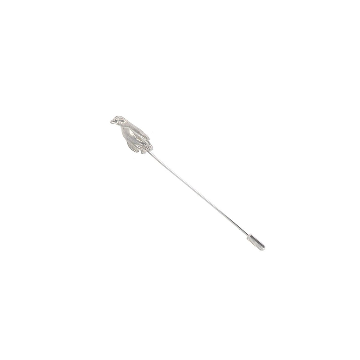 Bohin Fibule Escargot Cabinet de curiosité broche étain 8 cm