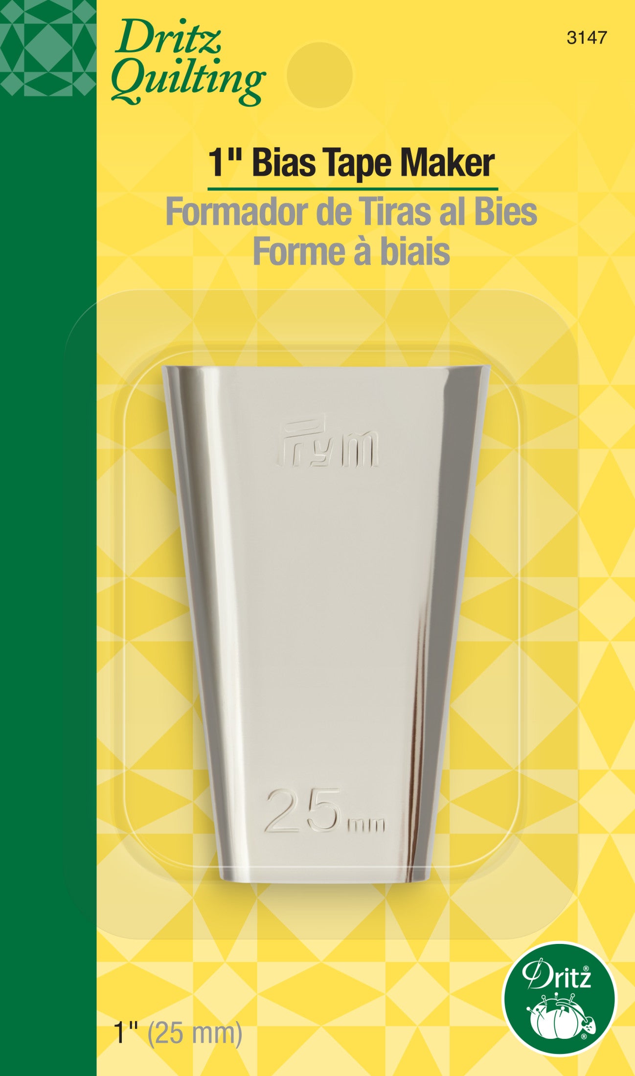 Dritz Appareil à Biais 12 mm Biais Ourlet Tissu