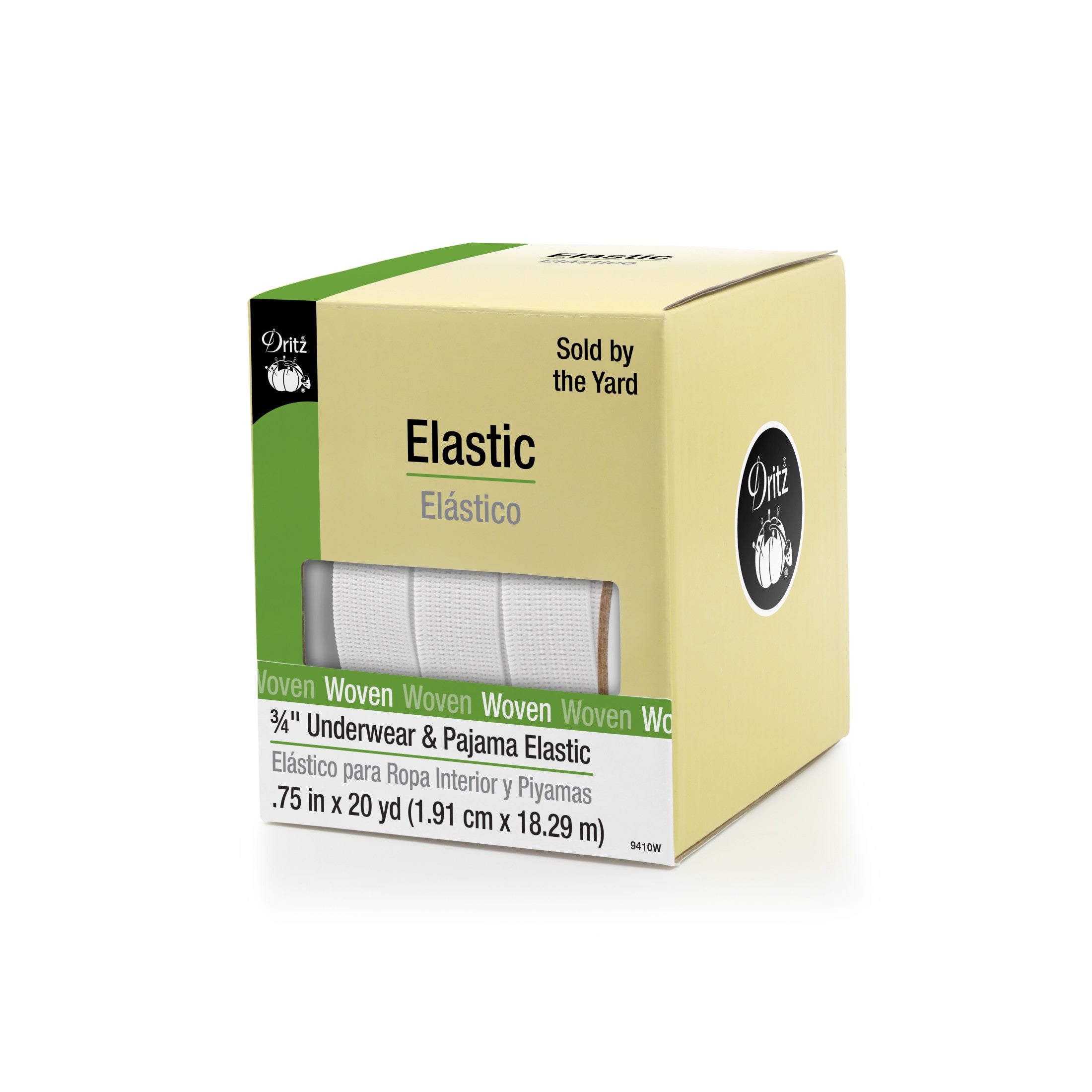 Dritz Elastics & Fabrics élastique couture blanc 19 mm 4 yd
