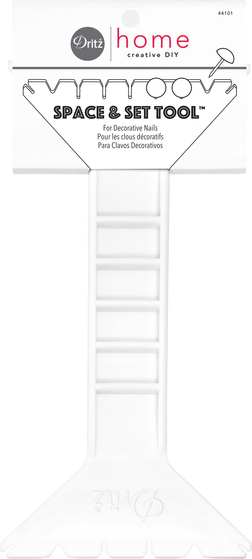 Dritz 44101 outil espacement clous tapissier déco maison