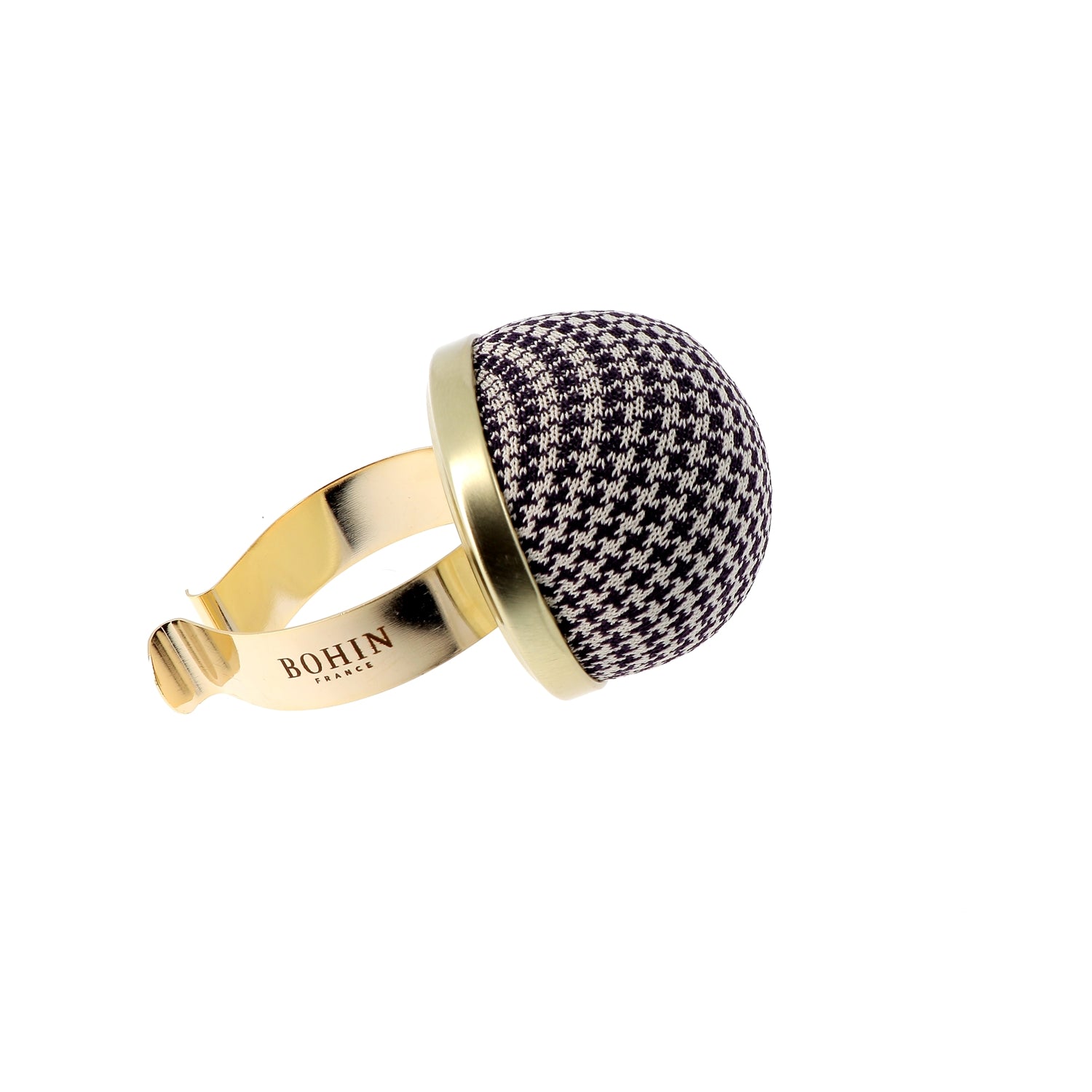 Bohin Bracelet porte-épingles métal noir