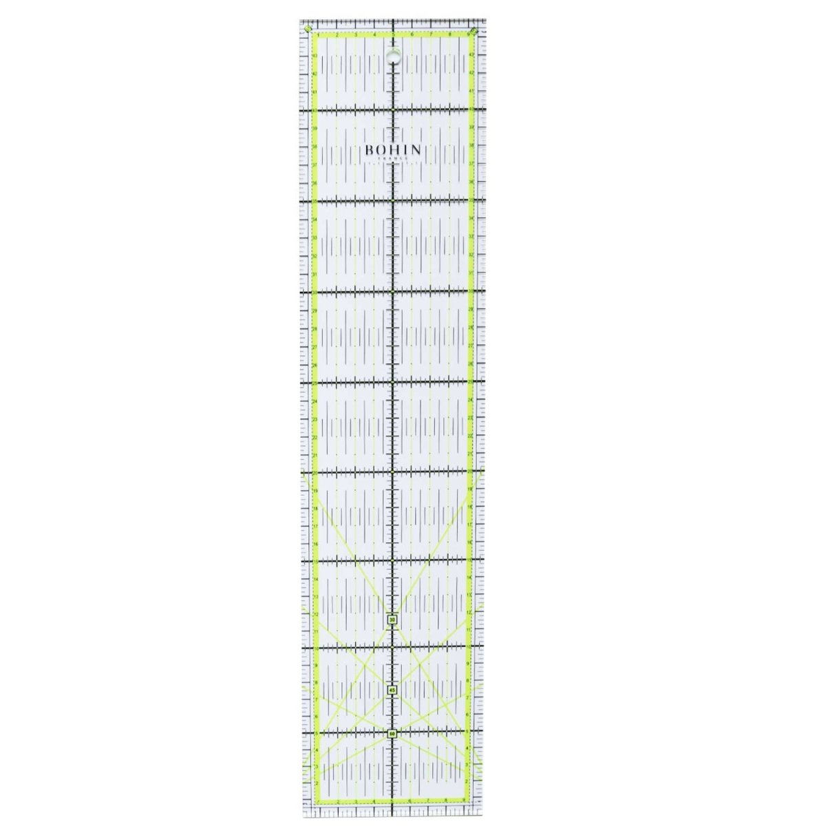 Bohin Mesure Règle patchwork rectangulaire 30 cm x 5 cm