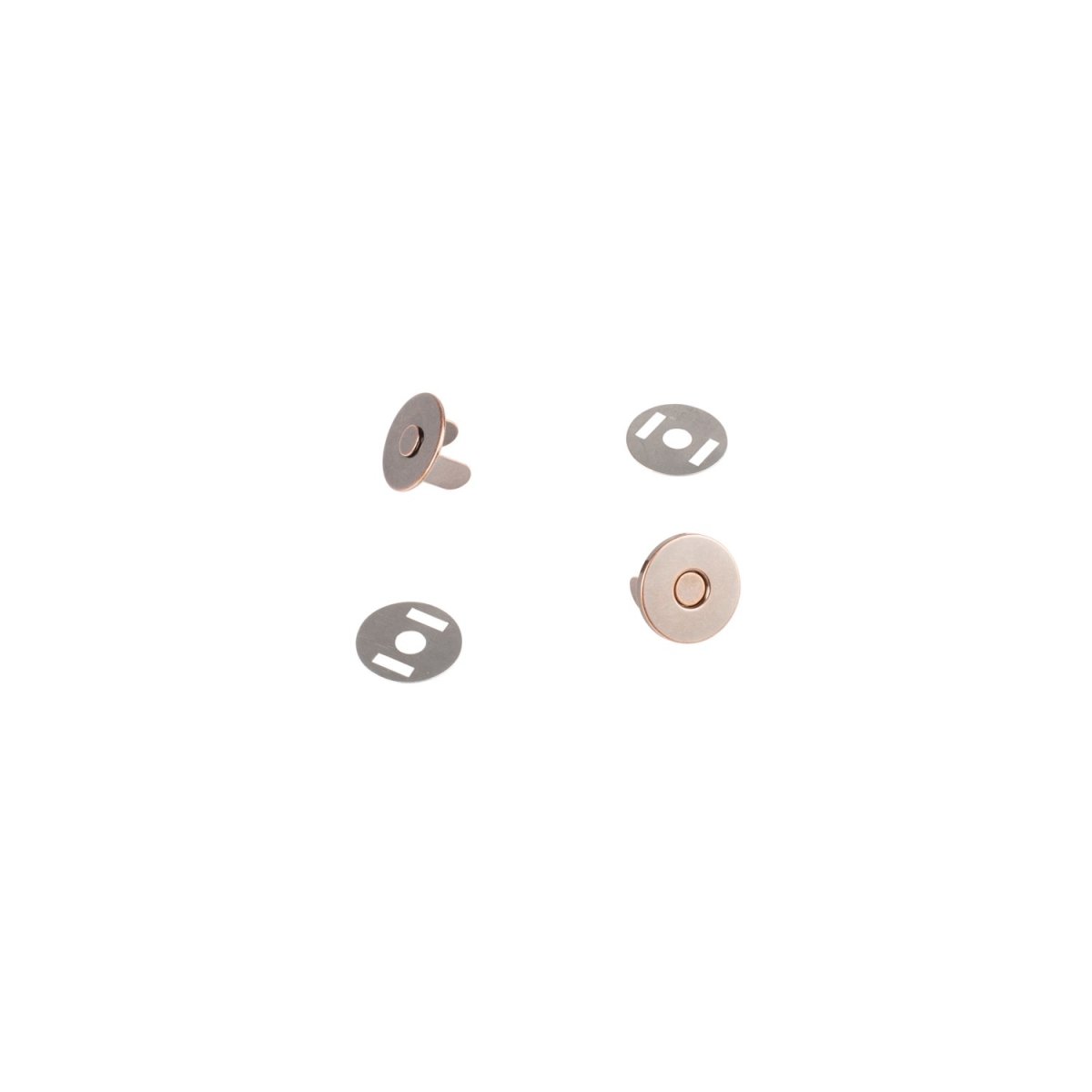Bohin Boutons magnétiques sans couture Argent 14 mm