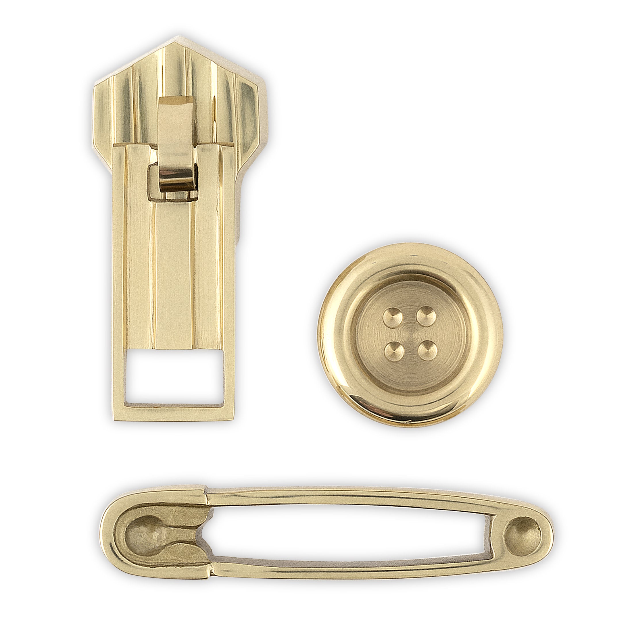 Dritz Tirette Zip Laiton Antique Métal