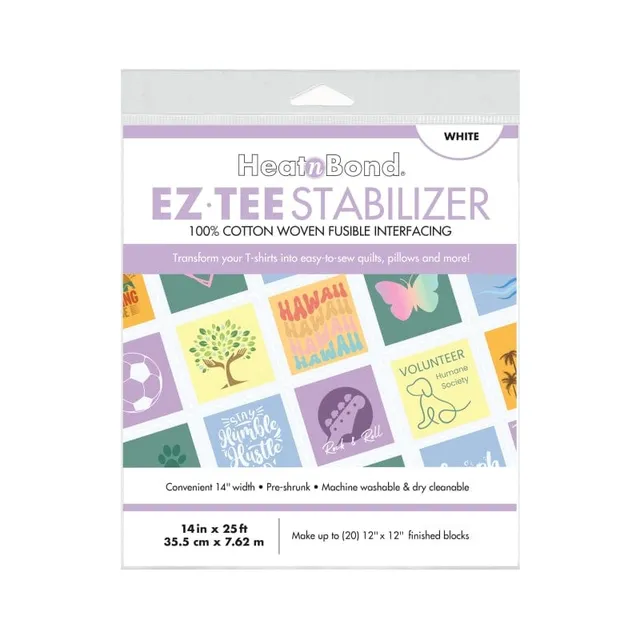 HeatnBond EZ-TEE entoilage tissé blanc 35cm x 7,6m