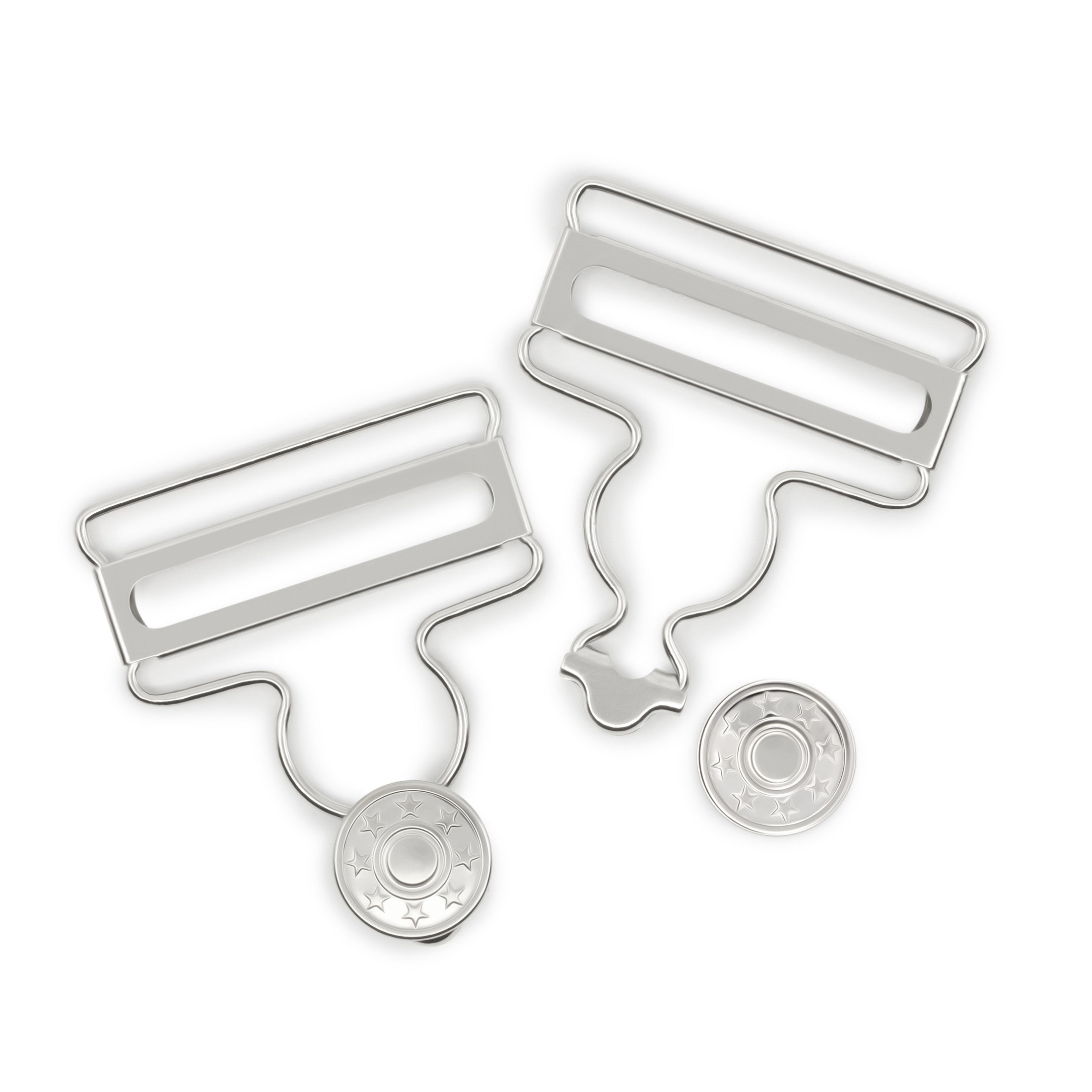 Dritz Fasteners 88-65 boucle salopette nickel 40 mm 2 pces