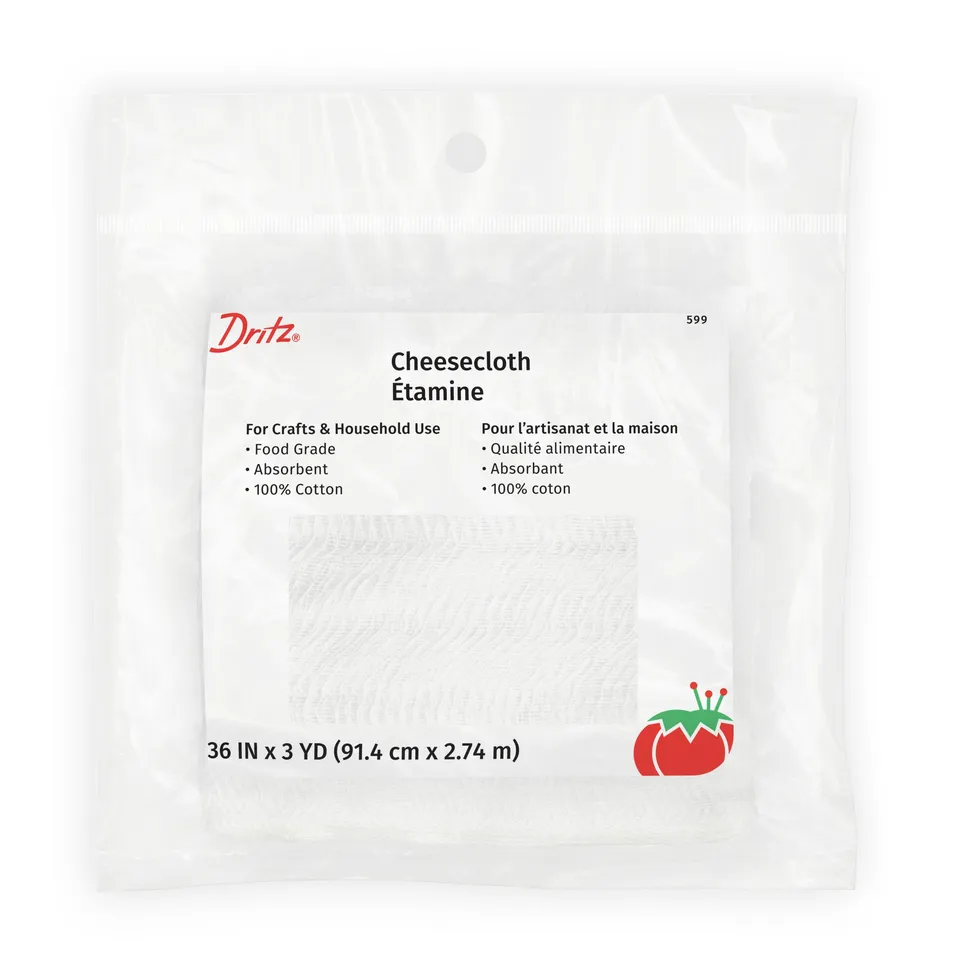 Dritz étamine coton blanche 91 cm x 2,7 m