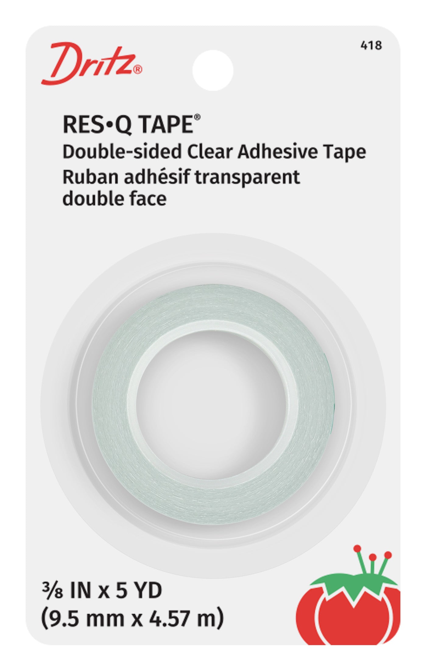 Dritz Res-Q-Tape Double-Face Transparent 4,5 m