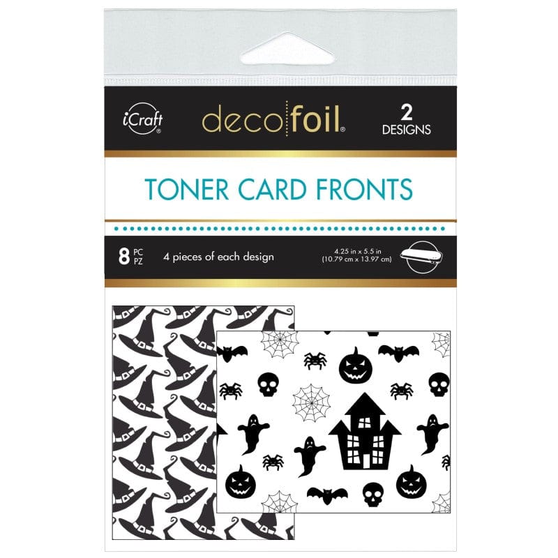 Deco Foil Toner Card Haunted cartes halloween A2 x8