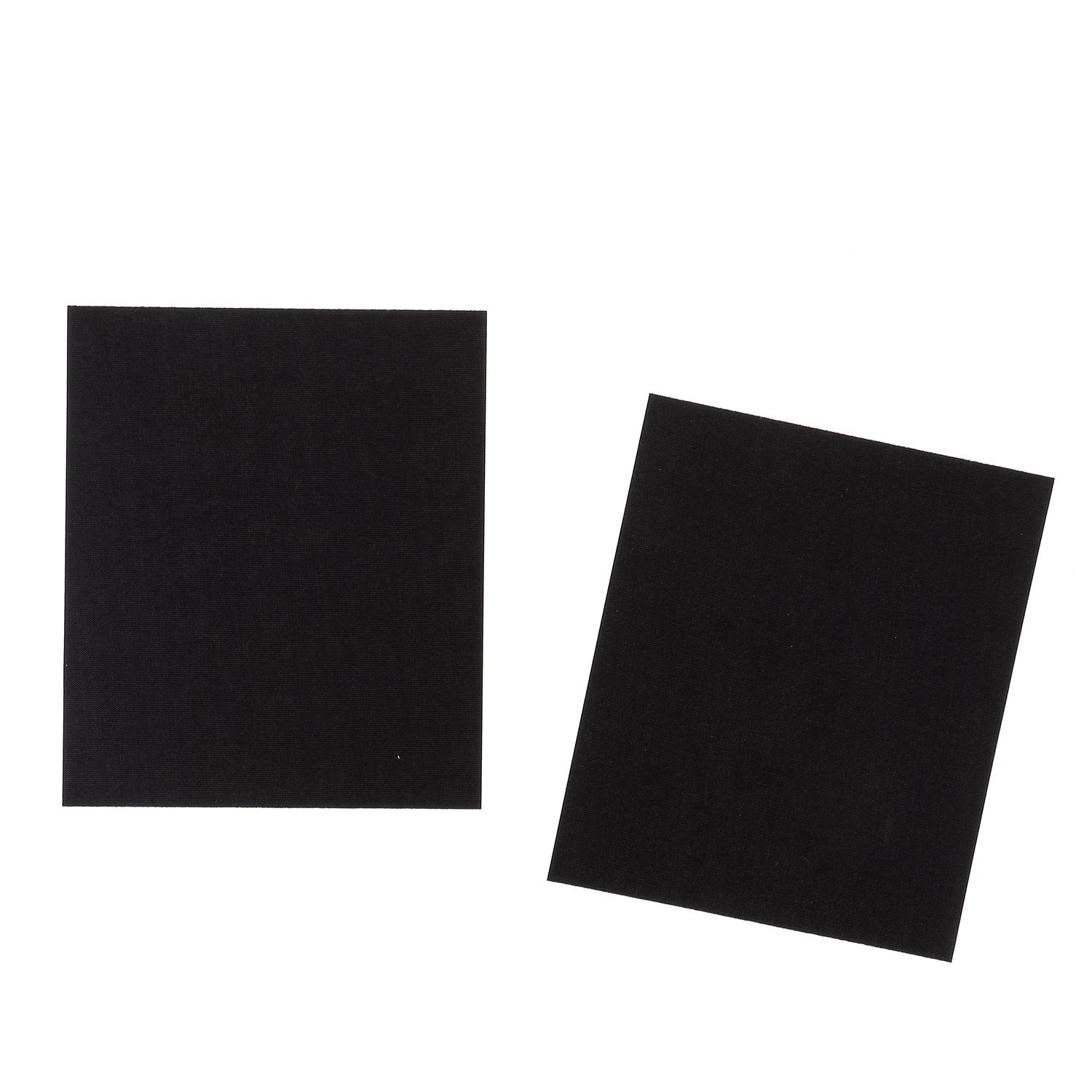 Bohin Colles Nylons autocollants noir x2 réparation 10x12 cm