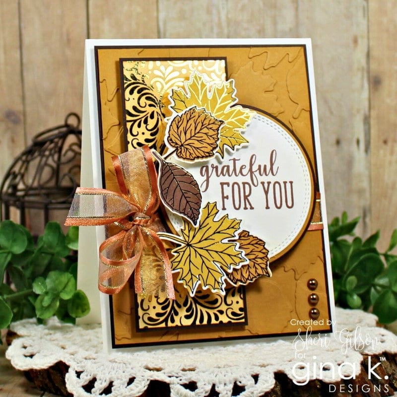 Gina K. Designs Foil-Mates papier à foiler Bountiful Flourish 10 feuilles