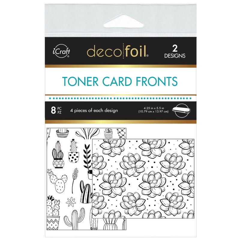 Deco Foil So Succulent cartes à foiler A2 x8