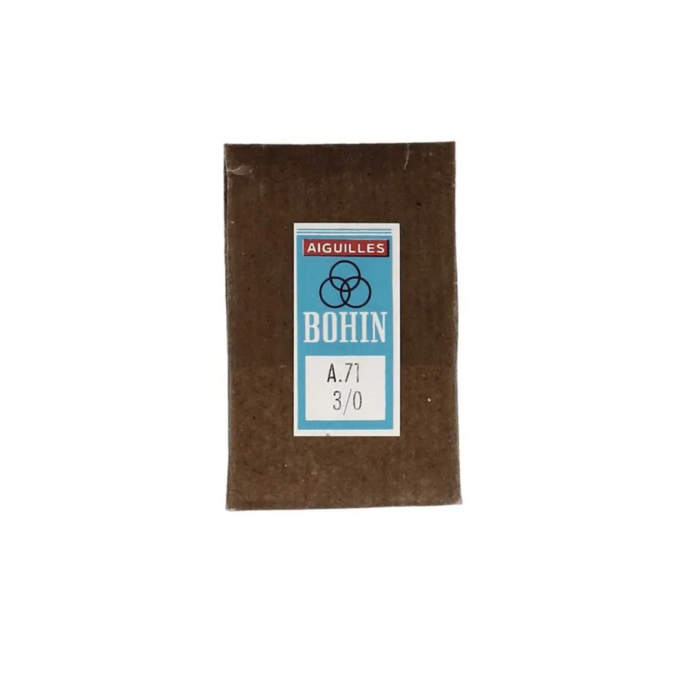Bohin Aiguilles N°3/0 aiguille sacs et sandales 25 pcs