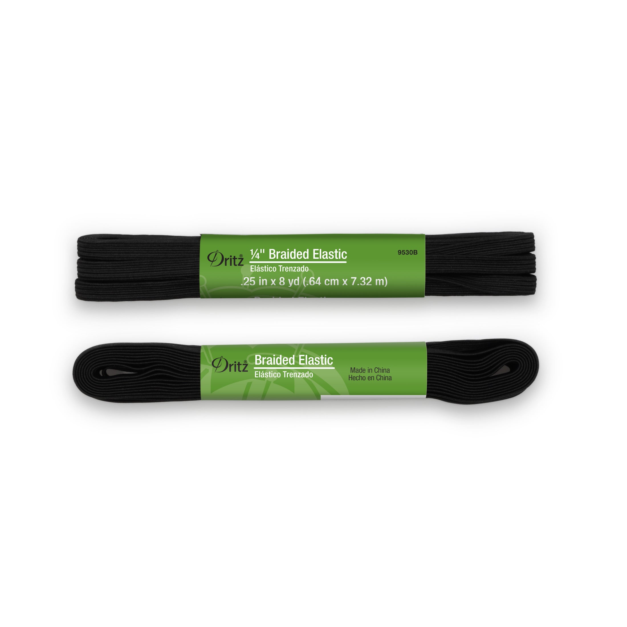 Dritz élastique tressé noir 6 mm 3 yards couture taille