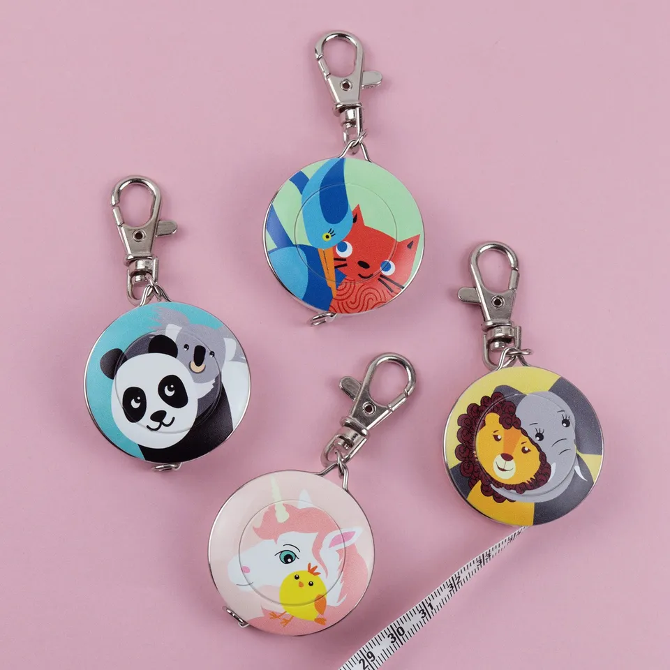 Bohin Best Friends Mètre Enrouleur Panda 150 cm Porte-Clés