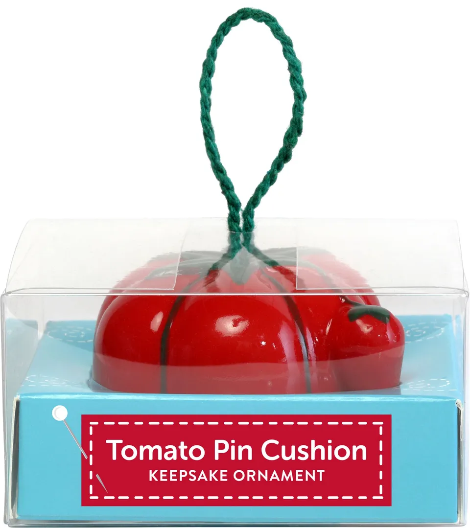 Dritz Pelote Tomate Ornement Céramique Déco Noël