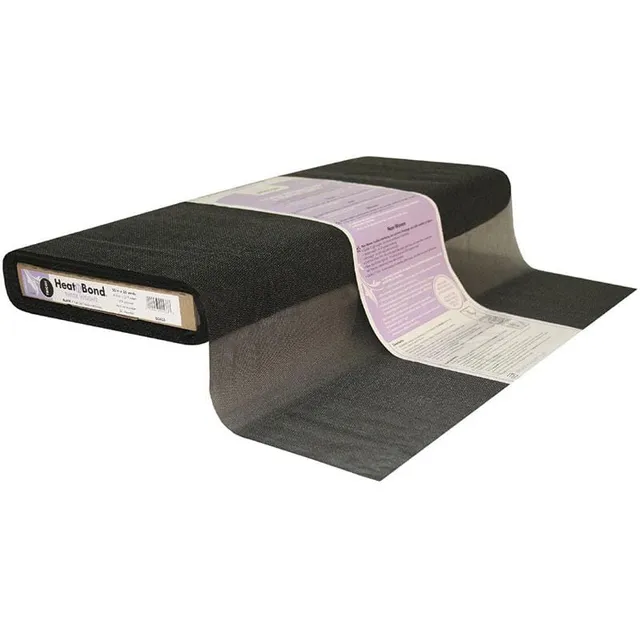 HeatnBond Tricot fin entoilage thermocollant noir 50,8 cm
