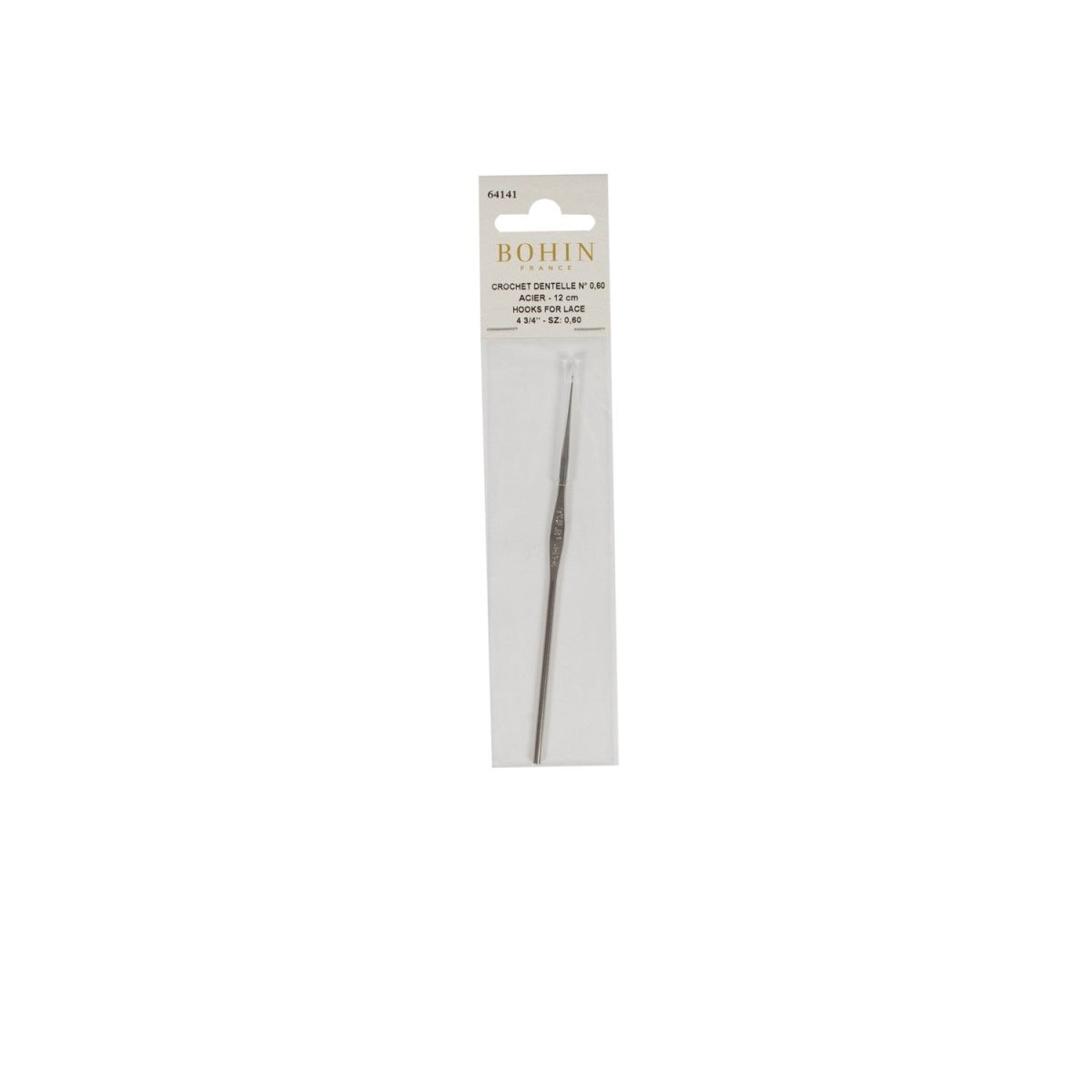 Bohin Crochet dentelle 12 cm N°1,75 fil fin napperon