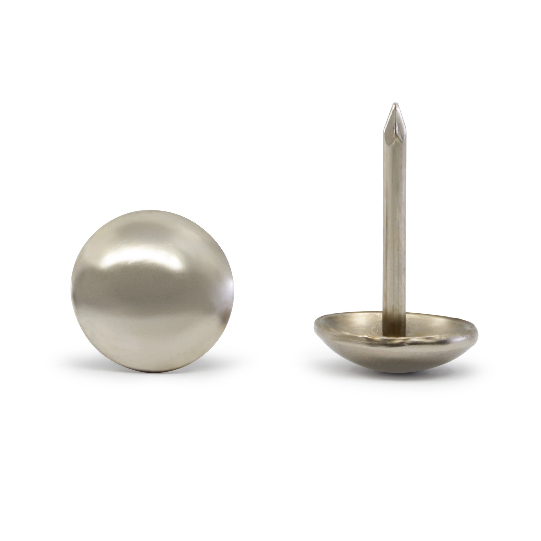 Dritz clou décoratif tête ronde nickel 9,5 mm lot 36
