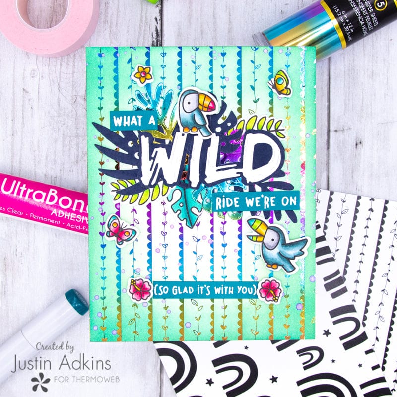 Deco Foil A2 papier toner Spring Fling x8