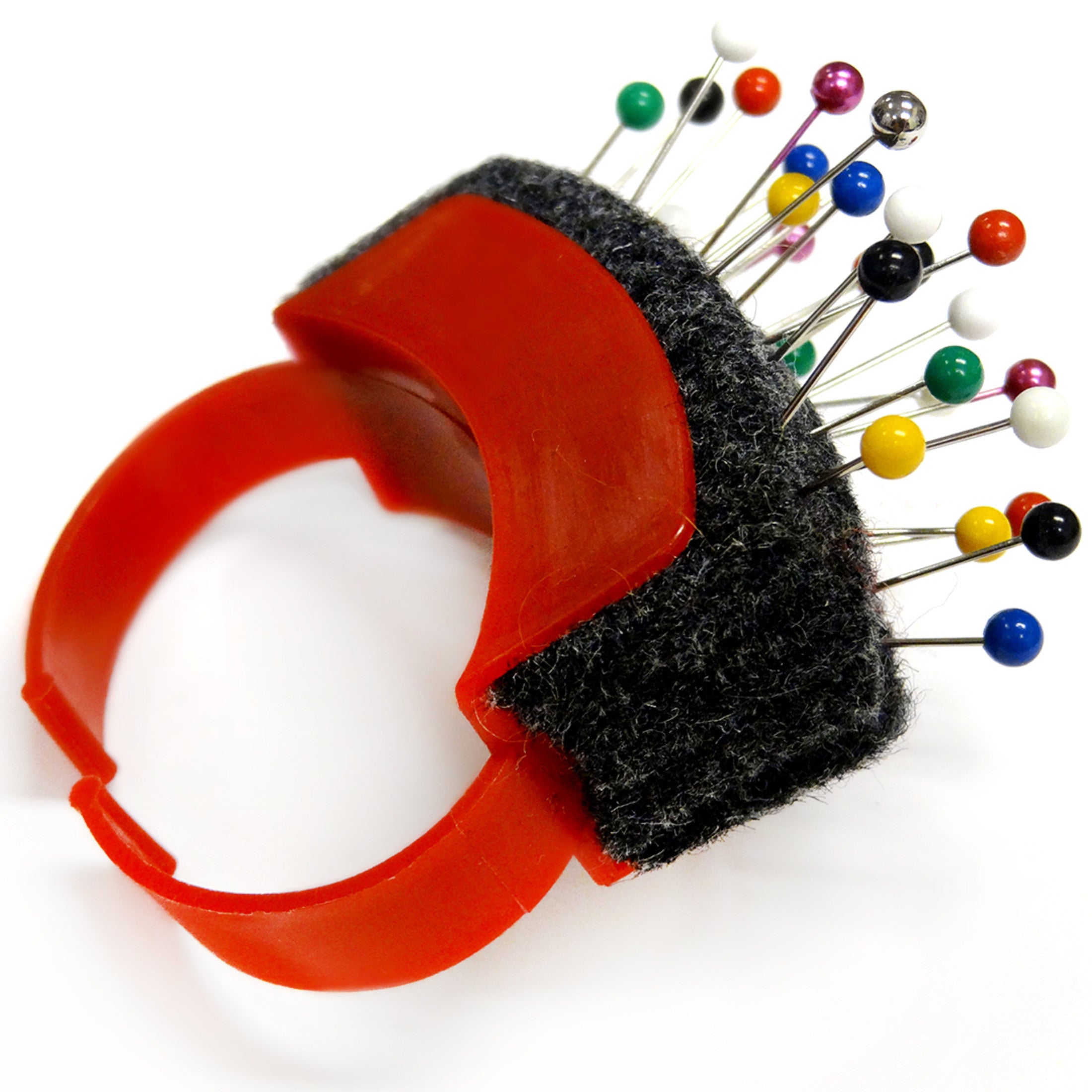 Dritz pelote bracelet feutrine rouge pour épingles