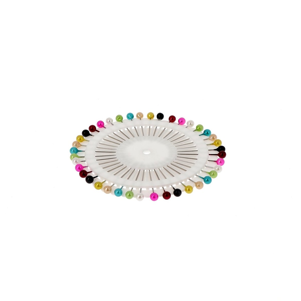Bohin épingles tête plastique nacrée 30mm acier x40 tissu