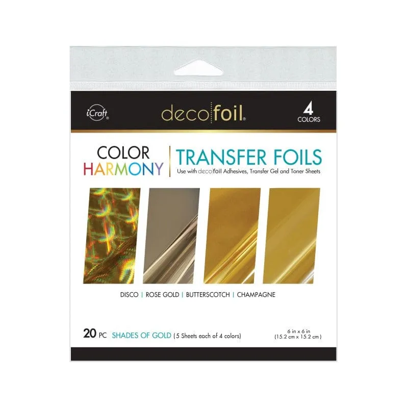 Deco Foil Harmony Shades of Gold 20 feuilles