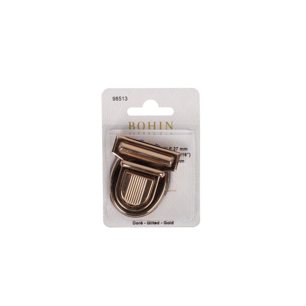 Bohin Accessoires de sac grande attache cartable 27 mm métal