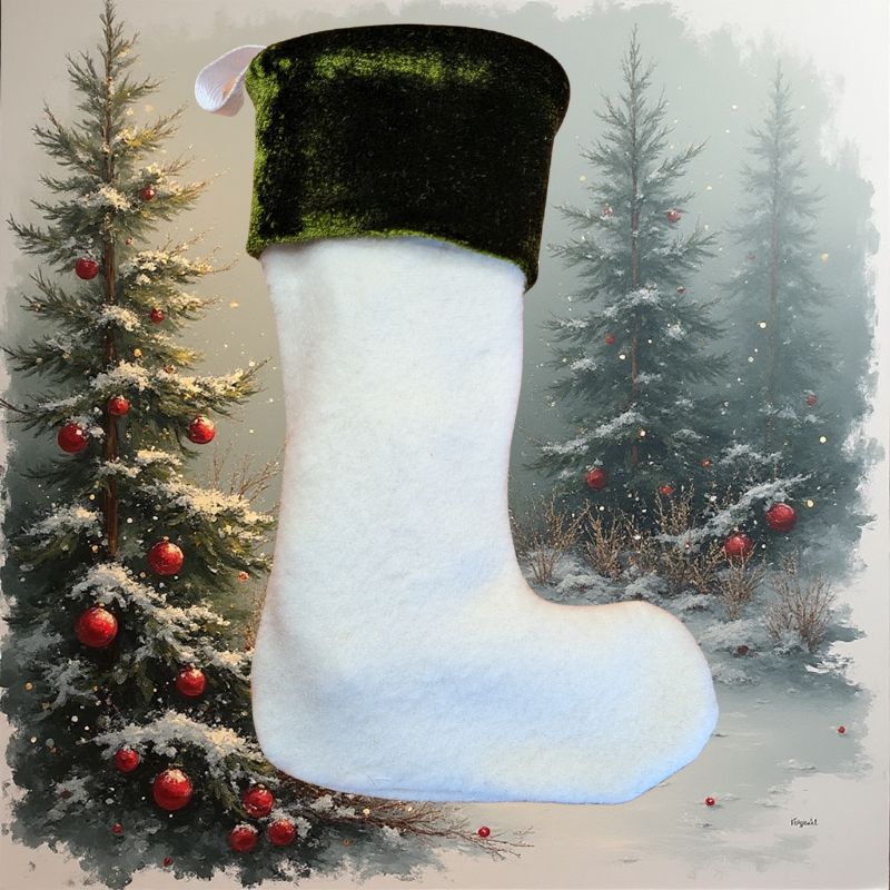 Kitac Kits couture faciles bottine de Noël galon