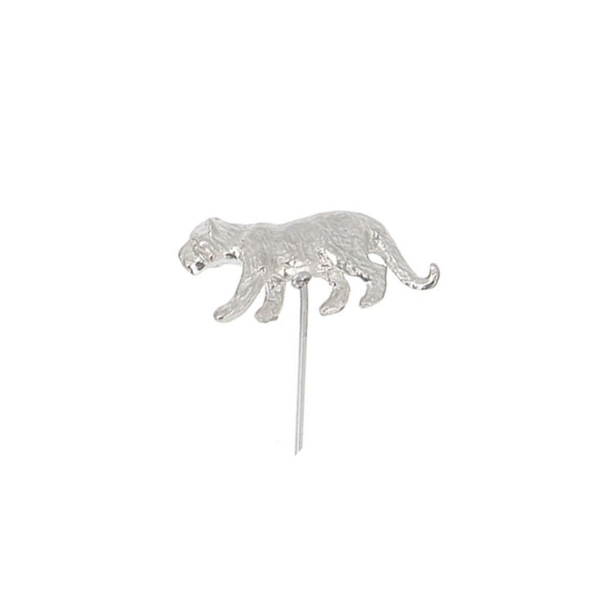 Bohin Fibule Escargot Cabinet de curiosité broche étain 8 cm
