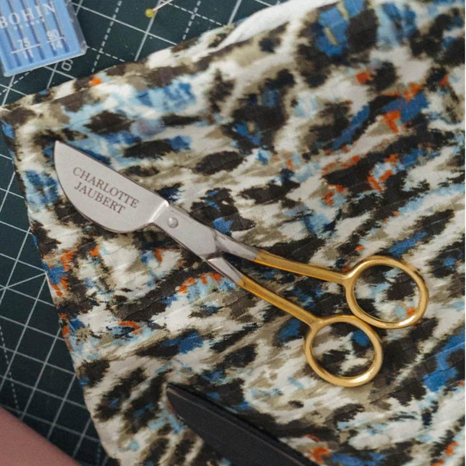 Bohin Pélican ciseaux couture personnalisés 15 cm doré