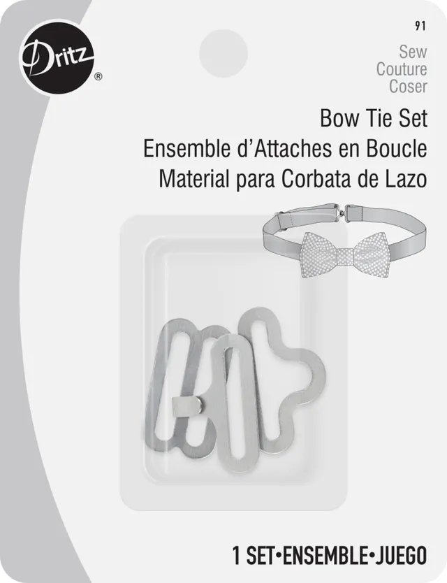 Dritz 91 kit nœud papillon nickel sangle 15 mm