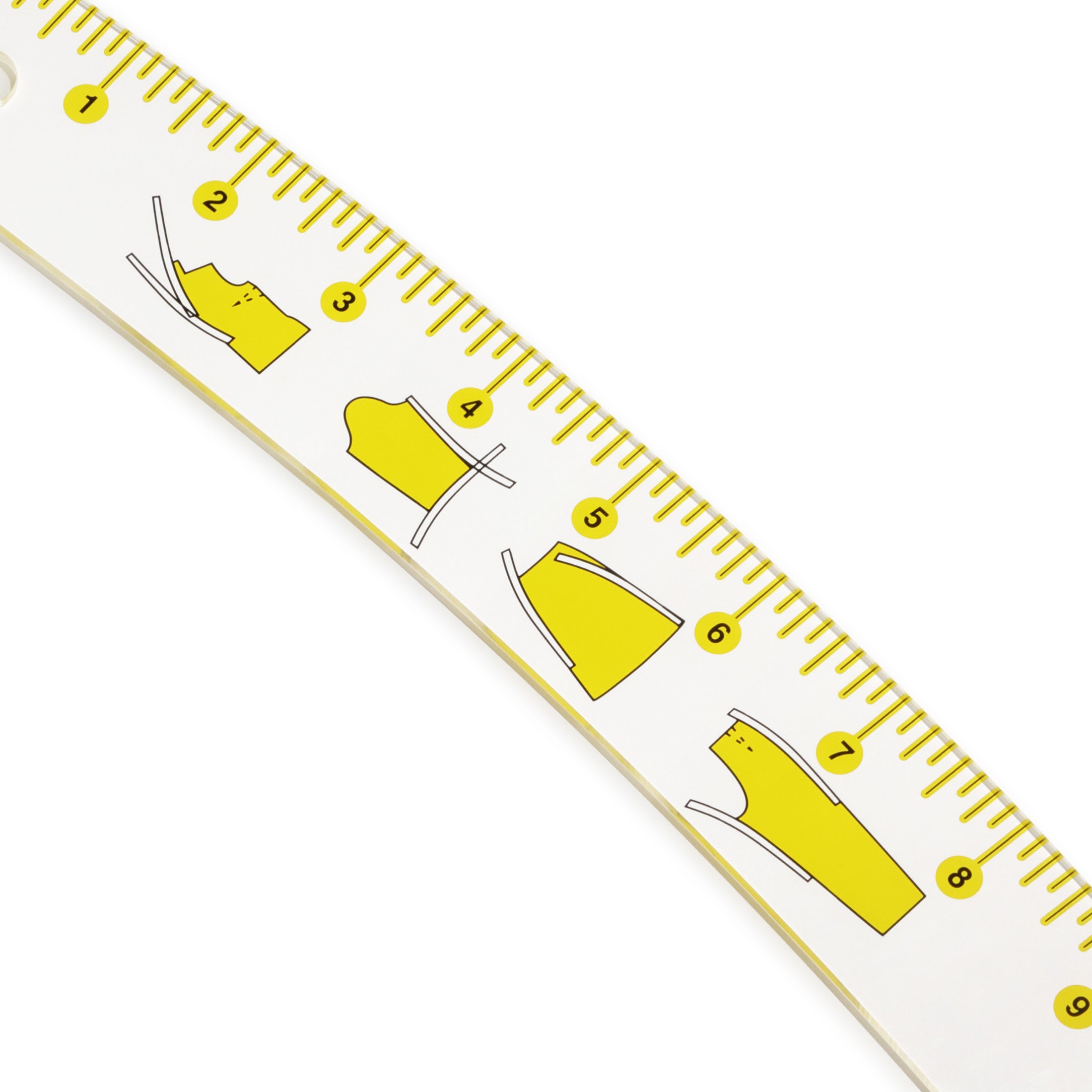 Dritz 856 règle courbe hanche 61 cm acrylique
