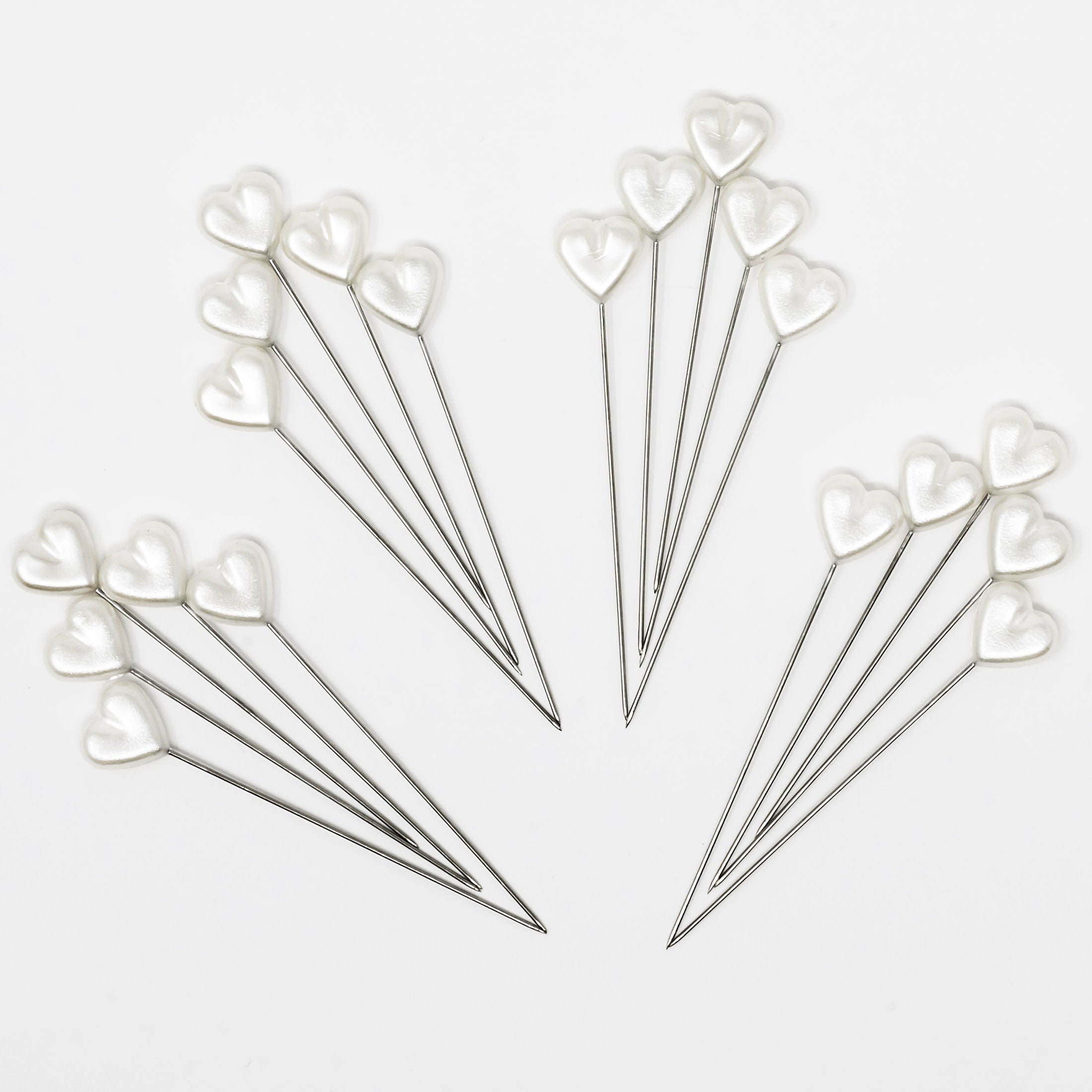 Dritz 139 épingle couture coeur blanc 54 mm 20 pièces