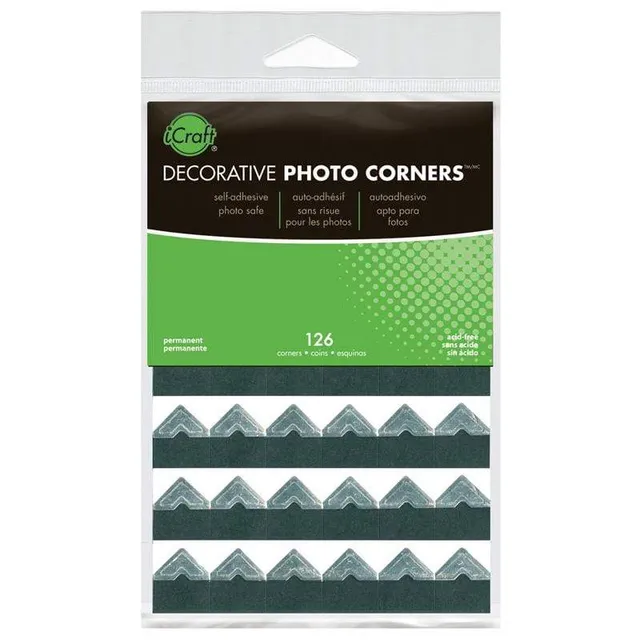 HeatnBond iCraft Coins Photo Argent 126 coins adhésifs
